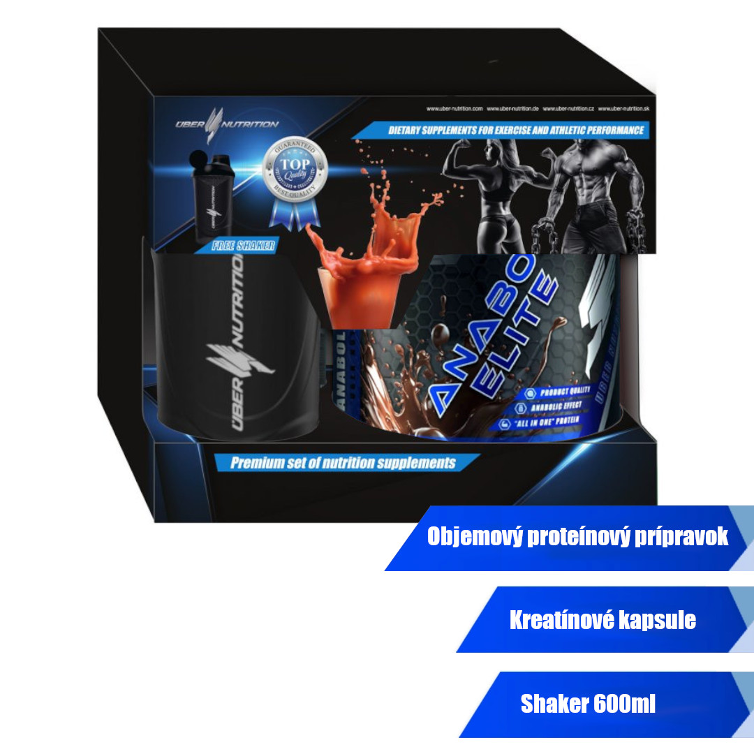 anabol elite + creatine shaker cierny